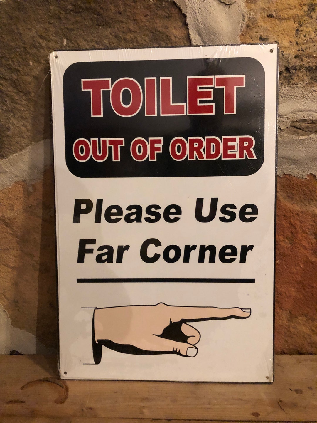 Toilet Out of Order Etsy