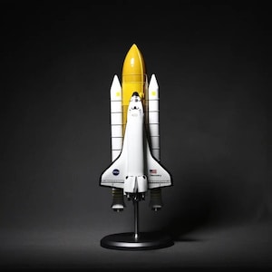 Handcrafted Legendary STS-1 NASA Space shuttle spacecraft launch vehicle scale model 1/144