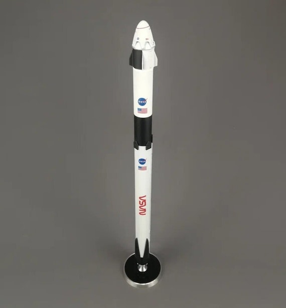 Spacex Falcon Crew Dragon Rocket Spacecraft Launch Vehicle Scale