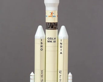 Indian ISRO GSLV MK3 Rocket Spacecraft Launch Vehicle Scale Model