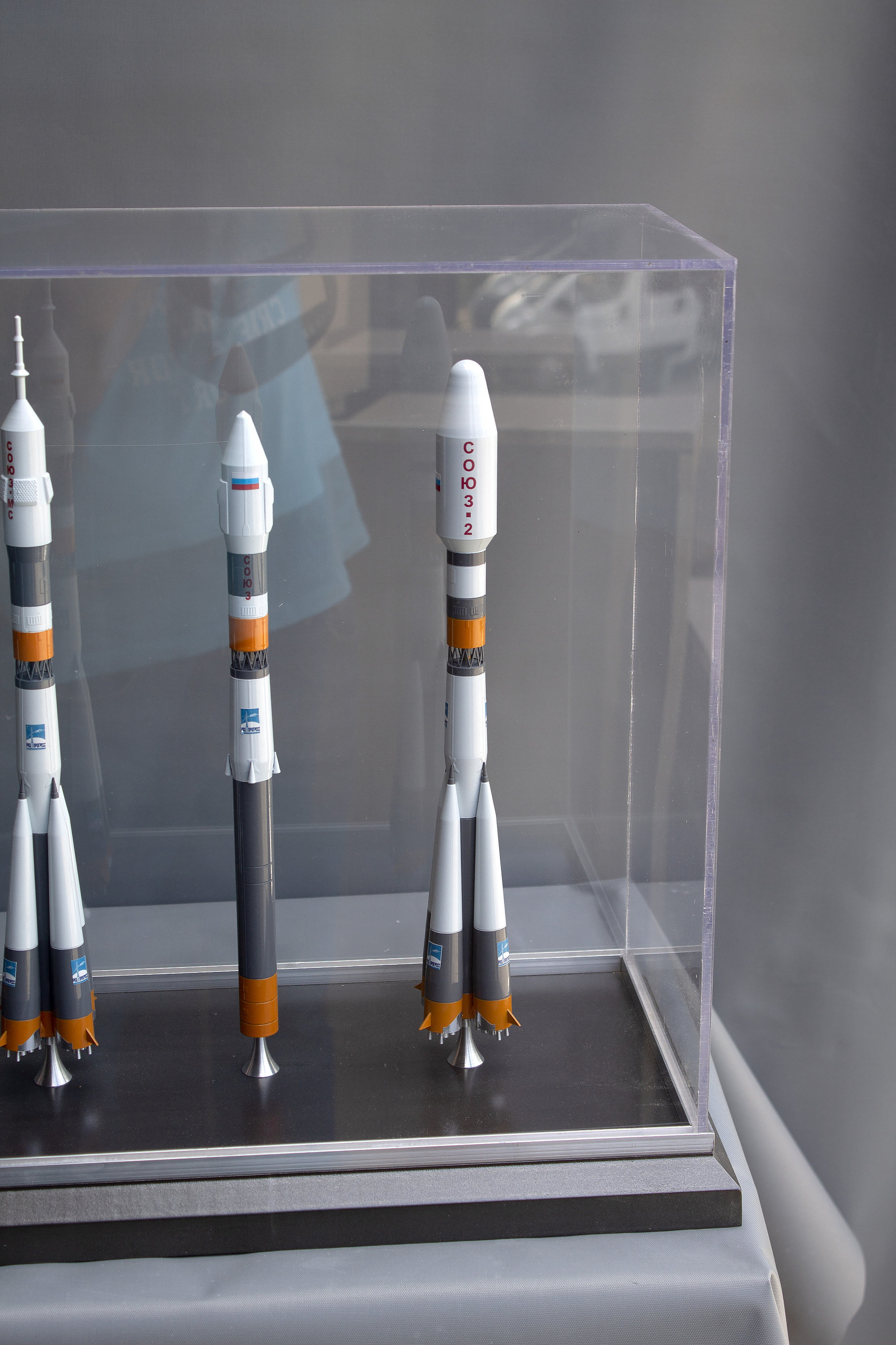 R7-soyuz Family Set of Rocket Launch Vehicle Scale Model Without