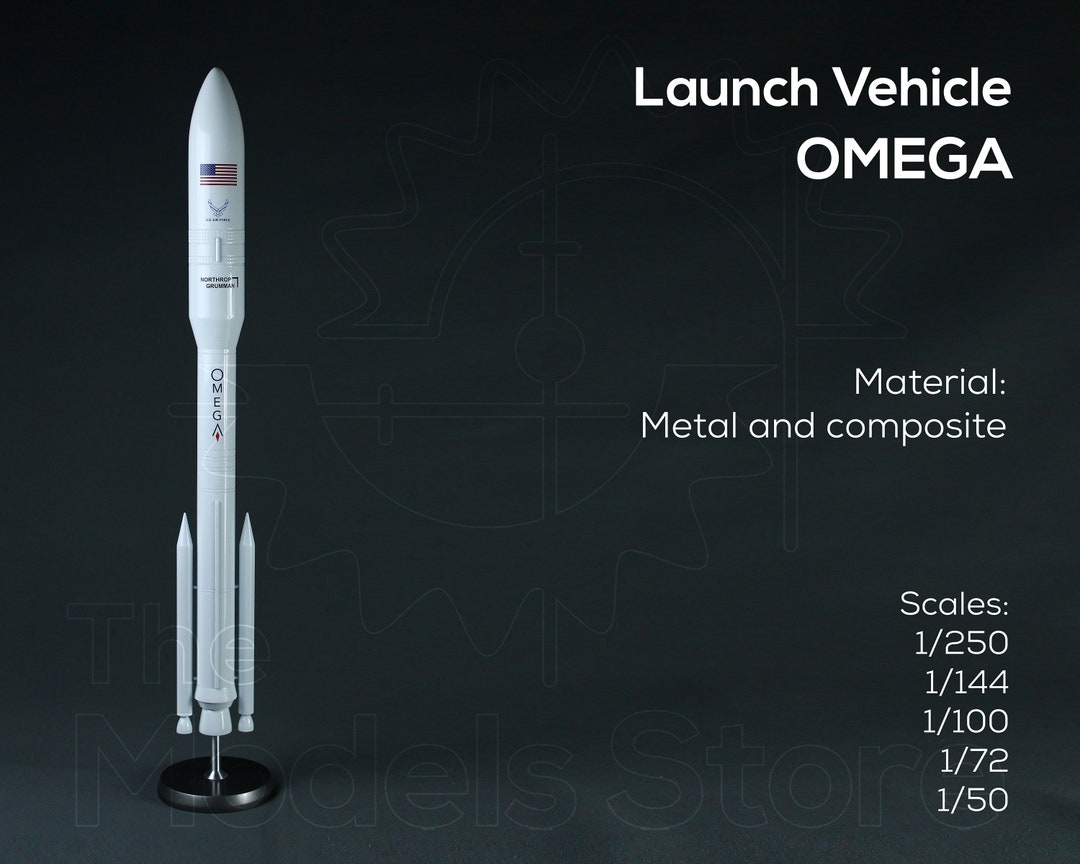 Space Model Omega USA Omega Spacecraft Launch Vehicle Scale Model - Etsy