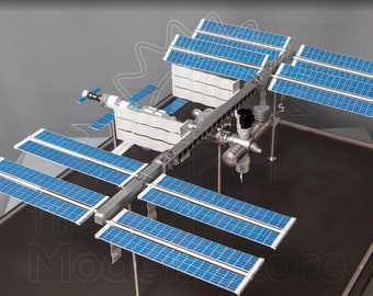 ISS International Space Station Scale Model With Cover - Etsy