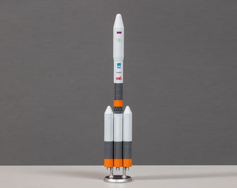 Russian RUS M spacecraft launch vehicle scale model