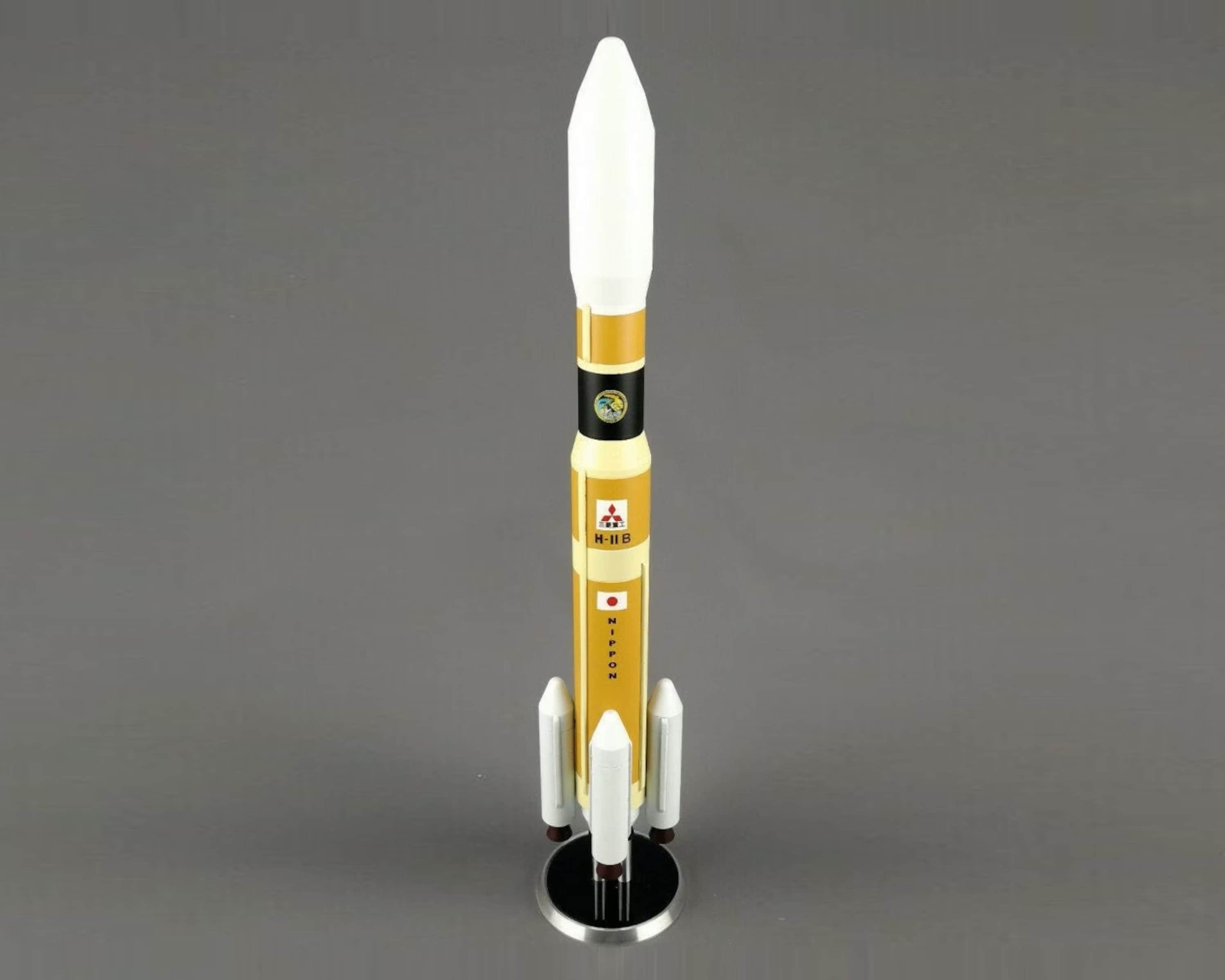 日本 JAXA H-IIB宇宙船 日本のロケットスケールモデル 手作り模型