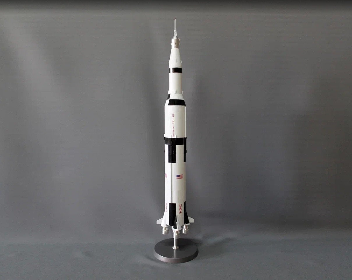 Premium Handmade Legendary NASA Saturn 5 Spacecraft Launch Vehicle