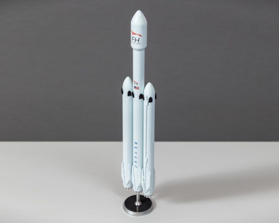 Spacex Falcon Heavy Rocket Spacecraft Launch Vehicle Scale Model