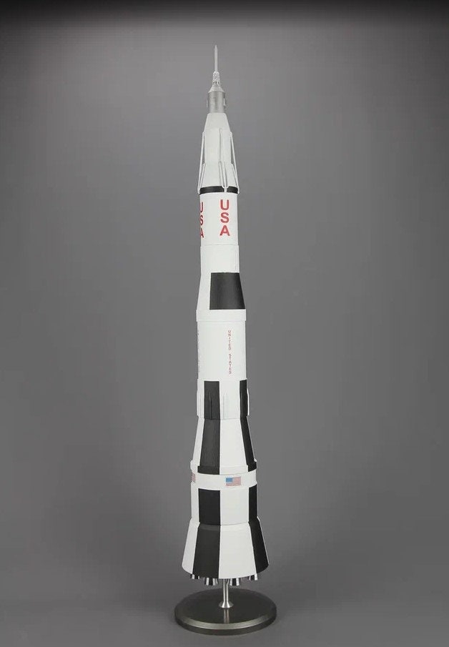 伝説のNASA Novaロケットスケール1:72| 手作り模型打ち上げ車両 | 金属