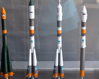 USSR Russian R7-soyuz Family Set of Rocket Launch Vehicle Scale
