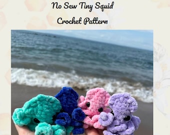 Baby Squid - NO SEW! Crochet Pattern