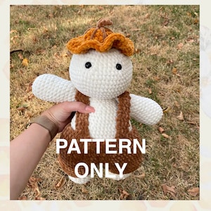 Pumpkin Boy Plushie - Crochet PDF Pattern - Halloween