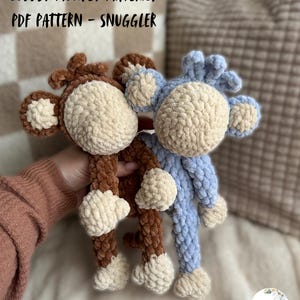 Modello per la scimmietta Maverick Snuggler - Modello all'uncinetto per scimmietta - Modello all'uncinetto senza cuciture