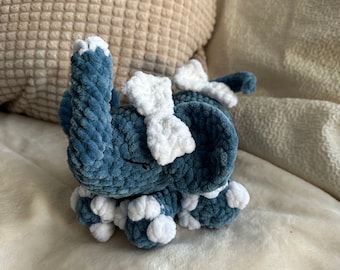 Soft & Snuggly Sleepy Elephant with Bows