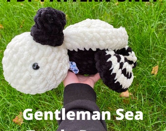 PDF PATTERN ONLY - Gentleman Sea Turtle Pattern - Crochet Pattern