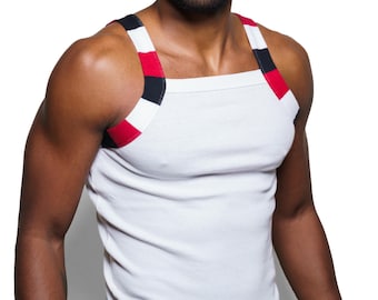 Tank Top aus 100% Baumwolle mit quadratischem Schnitt, schwer