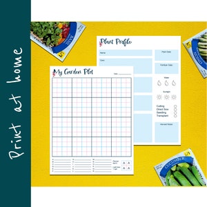 Plan a garden printable, Garden Planner Tool, Easy Garden maker, DIY Garden Planner, Planning My Garden Design, Vegetable planner printable