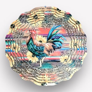 Rooster or Chicken Wind Spinner, Farm Animals, Yard Decor, Gift Idea, Outdoor, Summer Decor