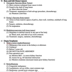 Pediatric Nursing Final Exam Study Guide