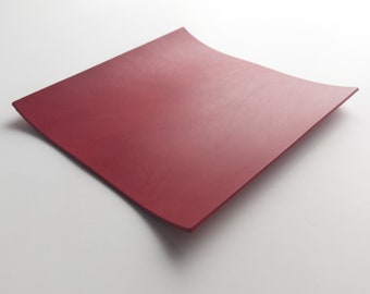 7.5" x 7.5" Conceria Walpier Buttero Vegetable Tanned Leather Panels (1.6mm - 2mm Thickness)
