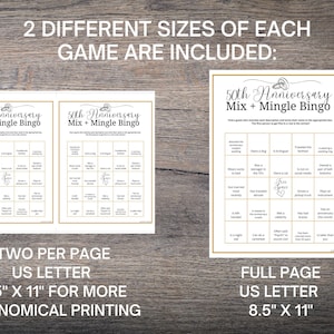 50th Anniversary Party Games MEGA Bundle: 60 Printable Games (Digital Download) image 3