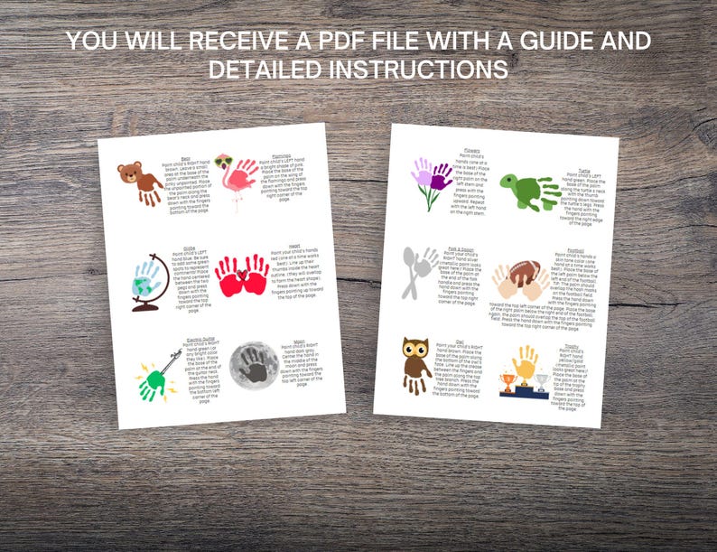 Grandparents Day Handprint Art Bundle: Keepsake Craft (digital Download ...
