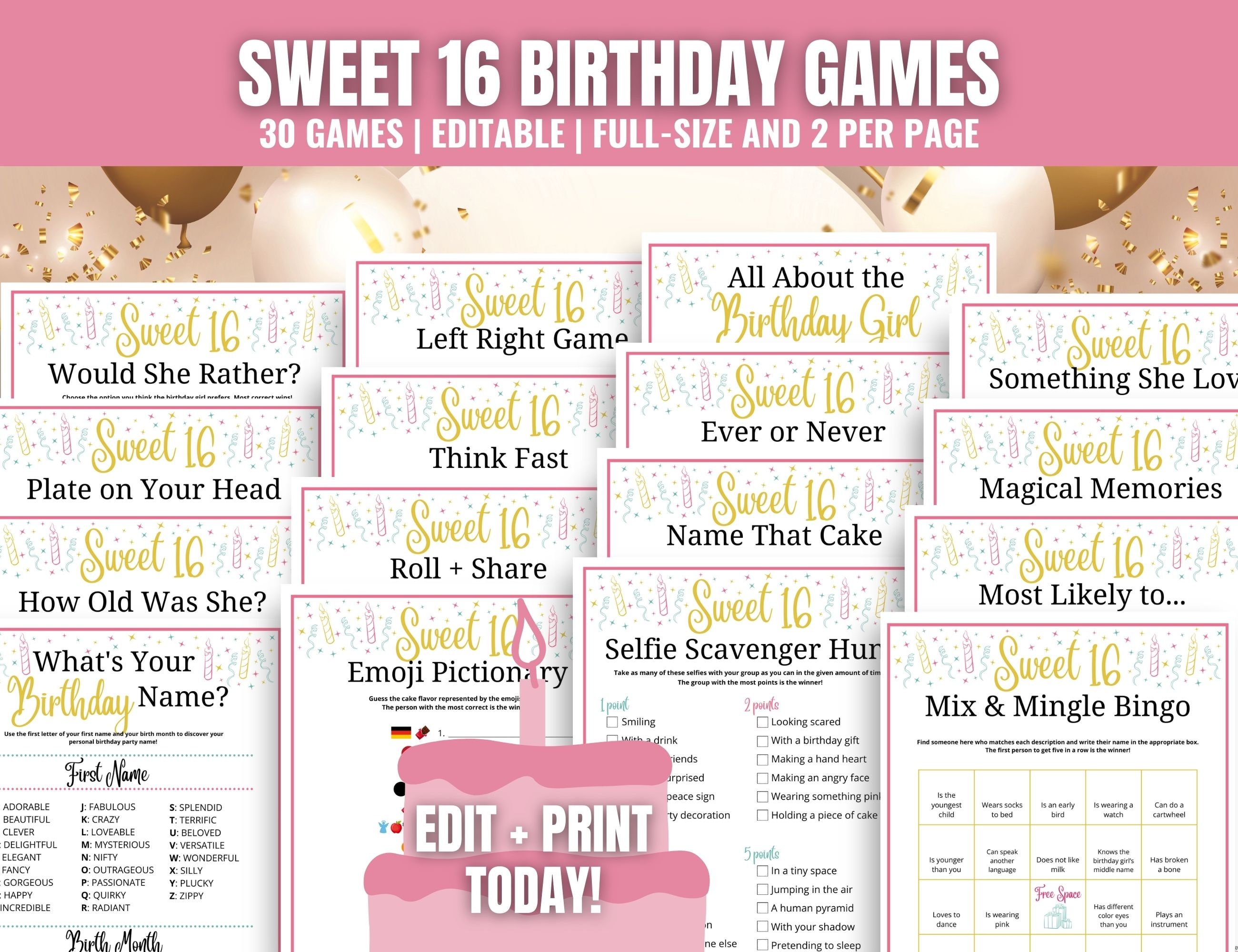 Sweet 16 Sleepover - Etsy