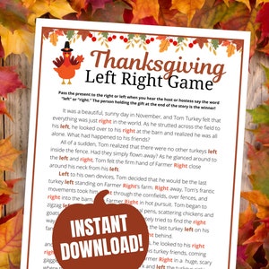 Thanksgiving Left Right Game Funny - Il 300x300.5535215287 Ef54 