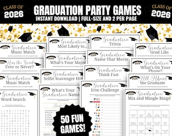 Pacote de Jogos para Festa de Formatura: Atividades e Quebra-Gelos para a Festa de Formatura da Turma de 2026 (Download Digital)