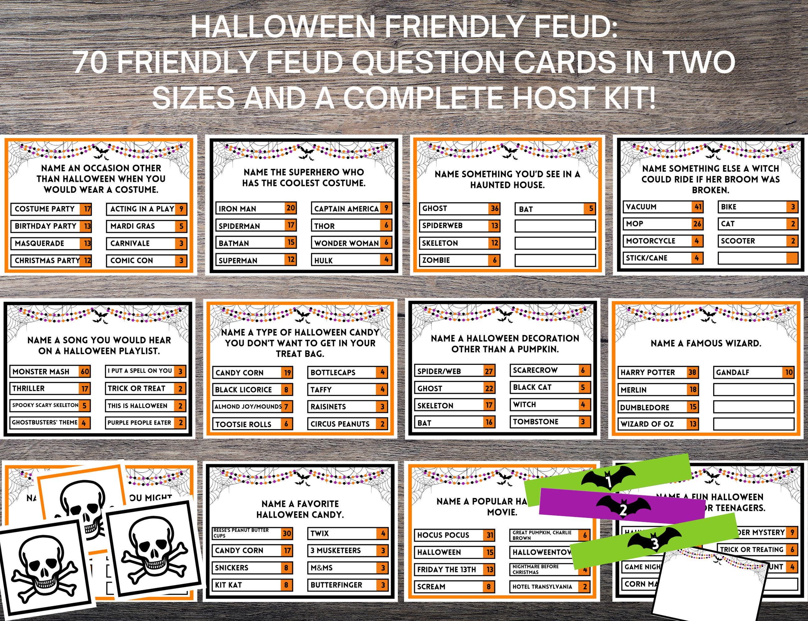 Halloween Games Super Bundle, Party Games for Kids and Adults (digital ...