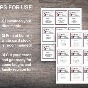 Bible 5-second Game, Fun Bible Game for Sunday School, Bible Study ...
