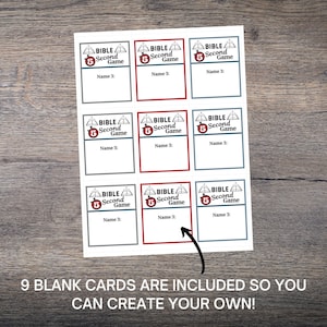 Bible 5-second Game, Fun Bible Game for Sunday School, Bible Study ...