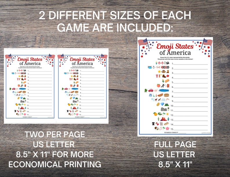 4th of July Trivia Games Bundle: Patriotic Printable Quizzes (Digital Download) image 3