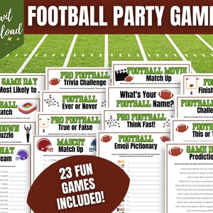 PLR Football Party Games – zaneplr