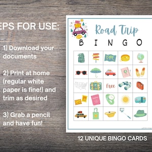 Paquete MEGA de actividades para viajes por carretera: Más de 100 páginas de juegos de viaje en familia (Descarga PDF imprimible) imagen 6