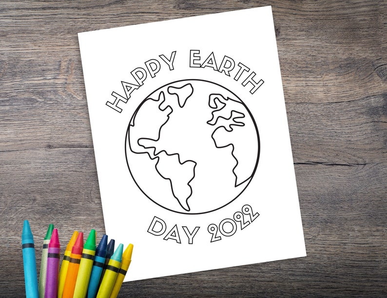 Earth Day Coloring Pages and Activity Pages for Kids - Etsy