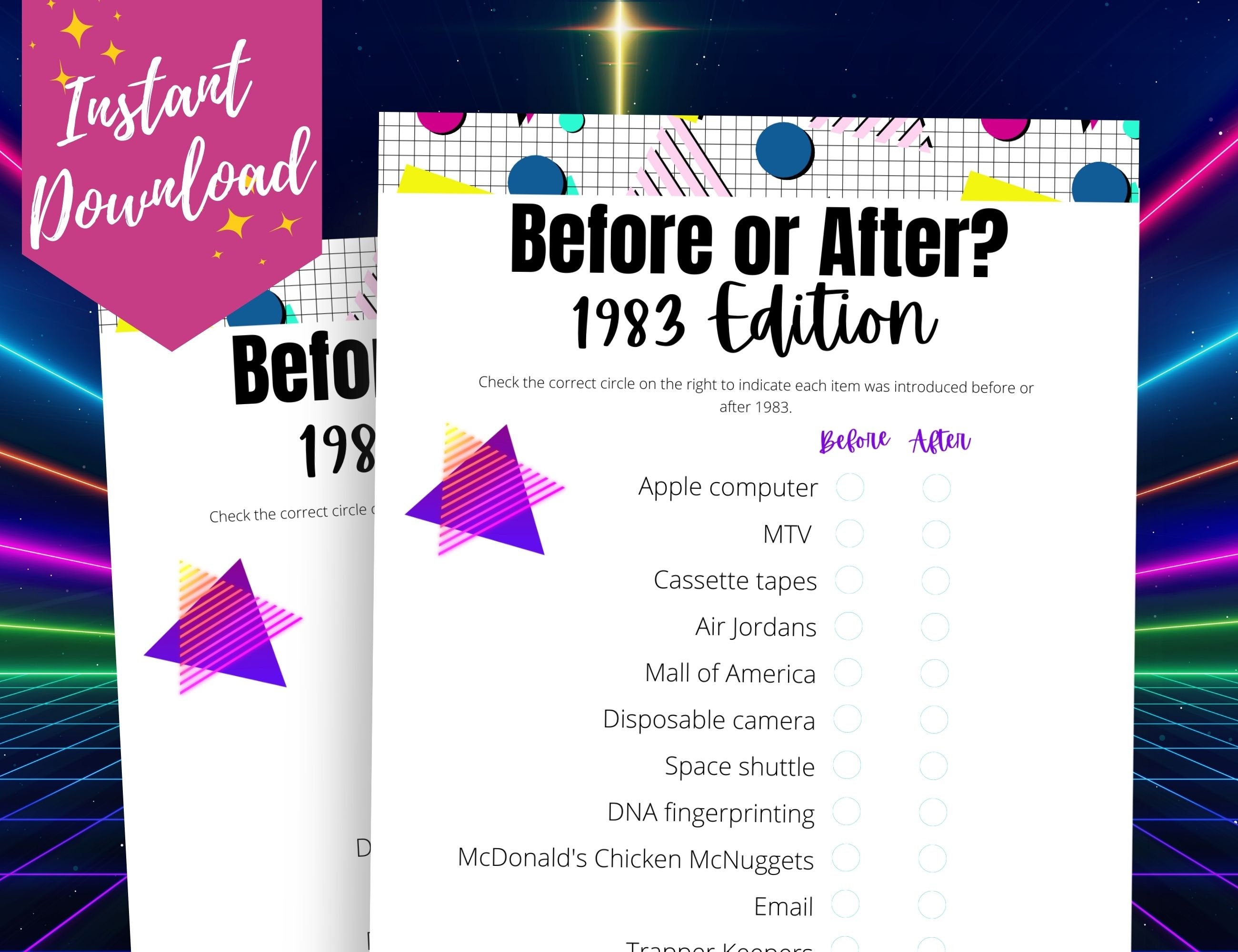 Before Or After 1983 Game For Born In 1983 Party 40th Etsy before-or-after-1983-game-for-born-in-1983-party-40th-etsy