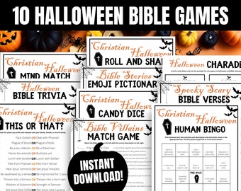 10 Halloween Bible Games, Christian Halloween Games, Halloween Party Games for Church, Youth Group, Small Group, Sunday School