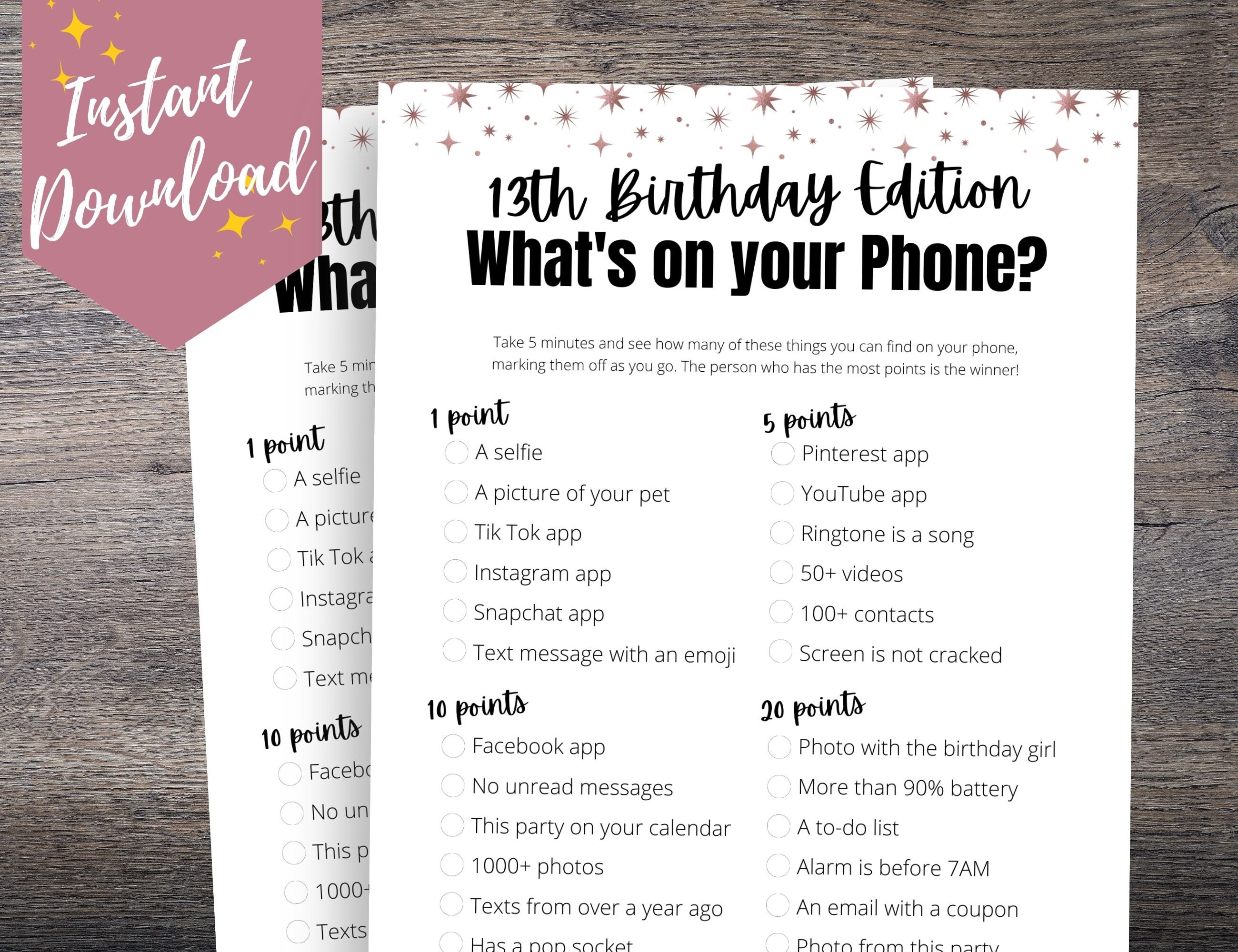 Things to get on your 13th birthday sales