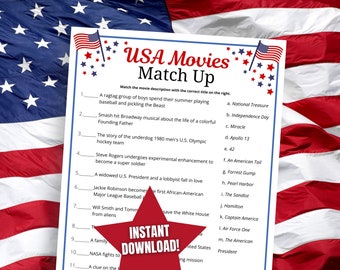 American Movie Trivia Game: 4th of July Party (Digital Download)