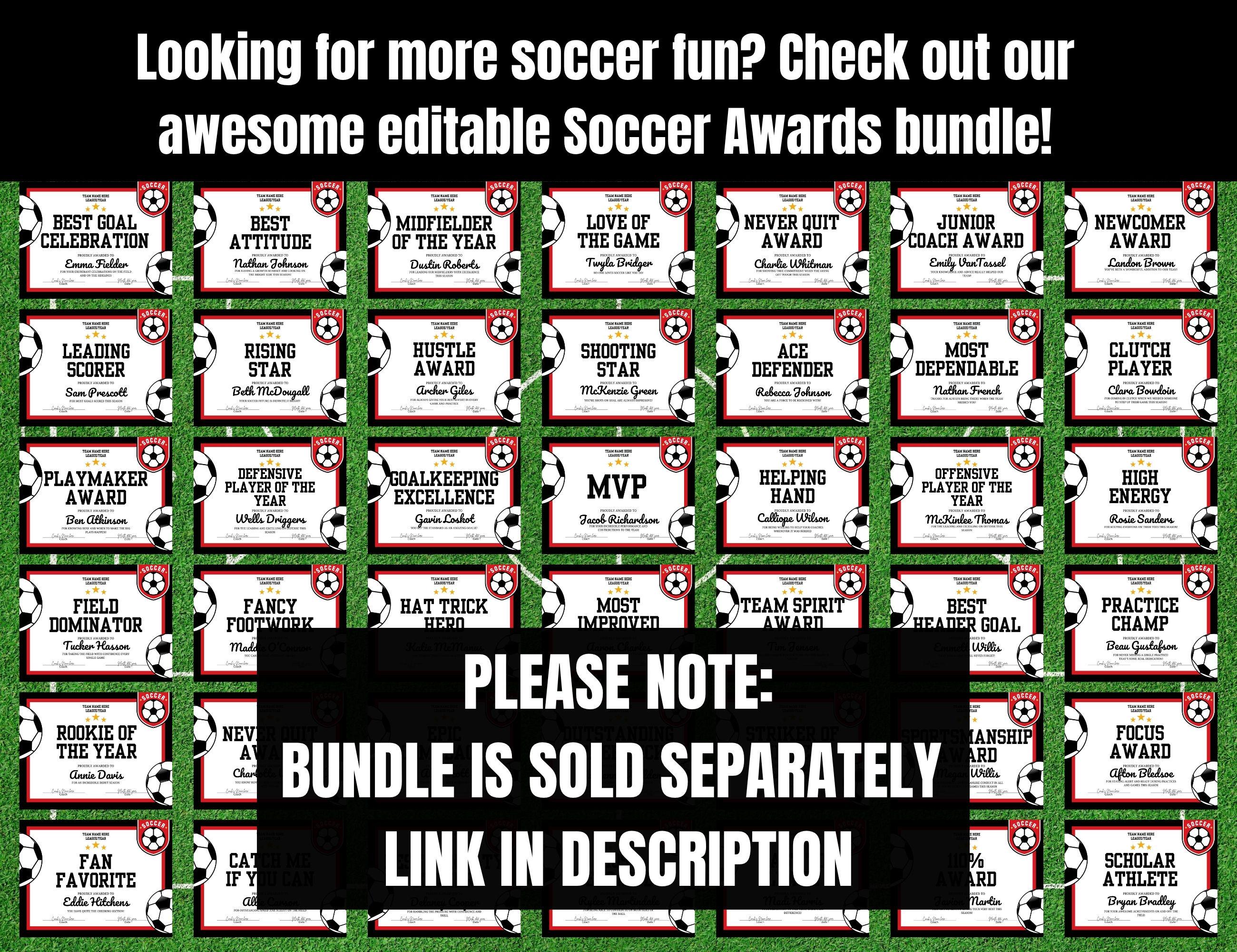 Editable Soccer Survival Kit Printable, Team Gift Bag Tag (digital ...