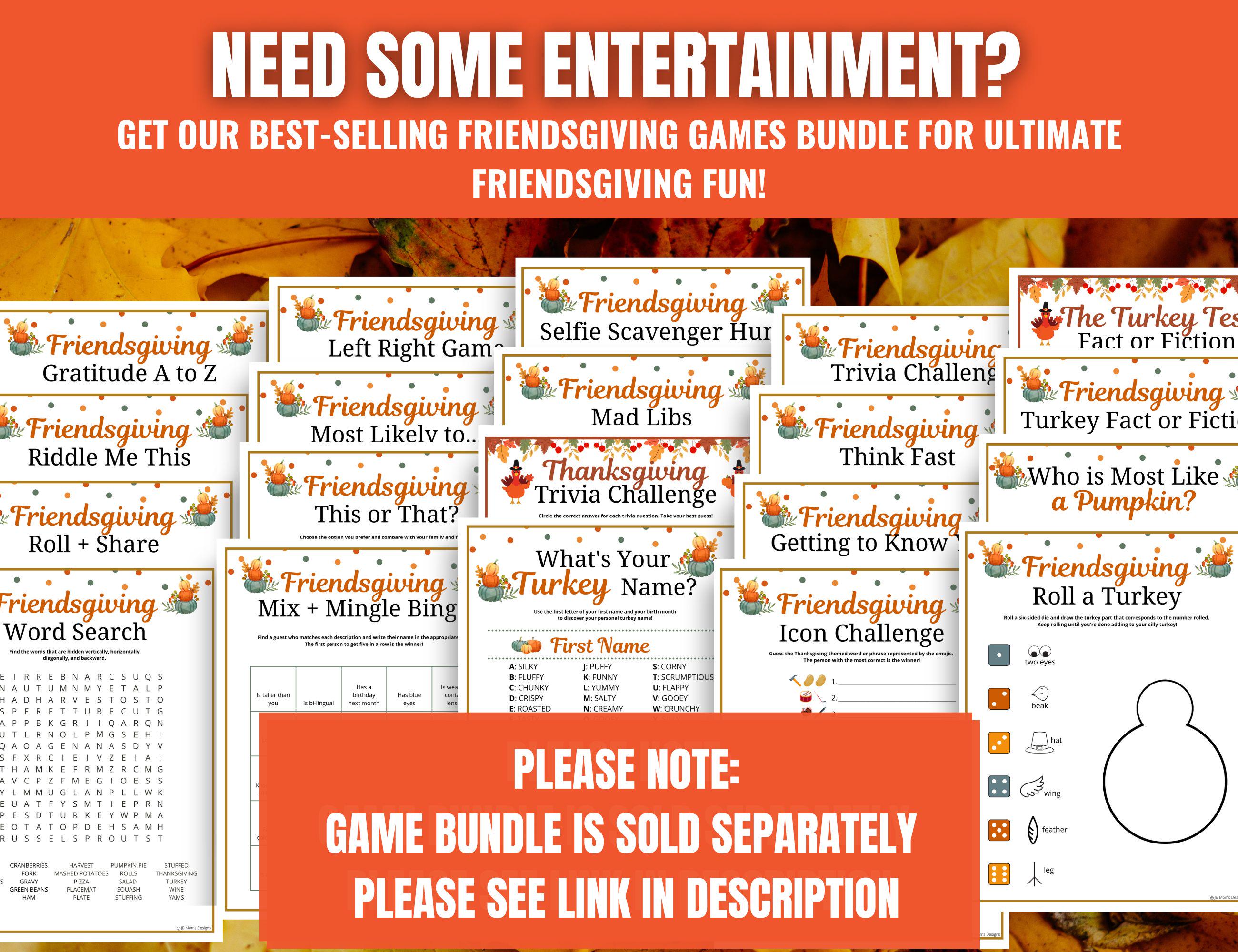 Friendsgiving Potluck Signup Sheet (PDF, Editable Template) Etsy