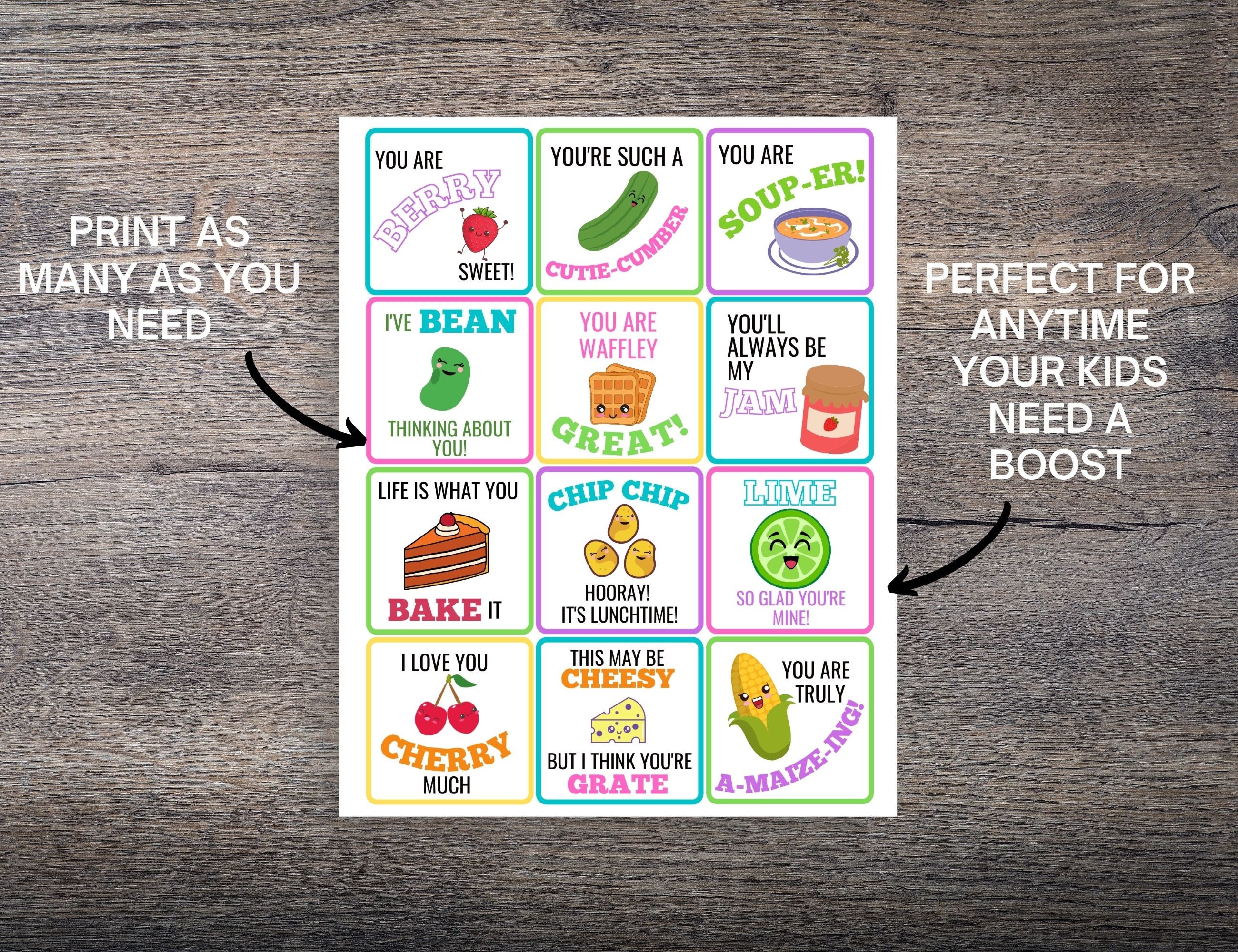 Printable Lunch Box Jokes for Kids Lunchbox Notes Funny - Etsy Australia