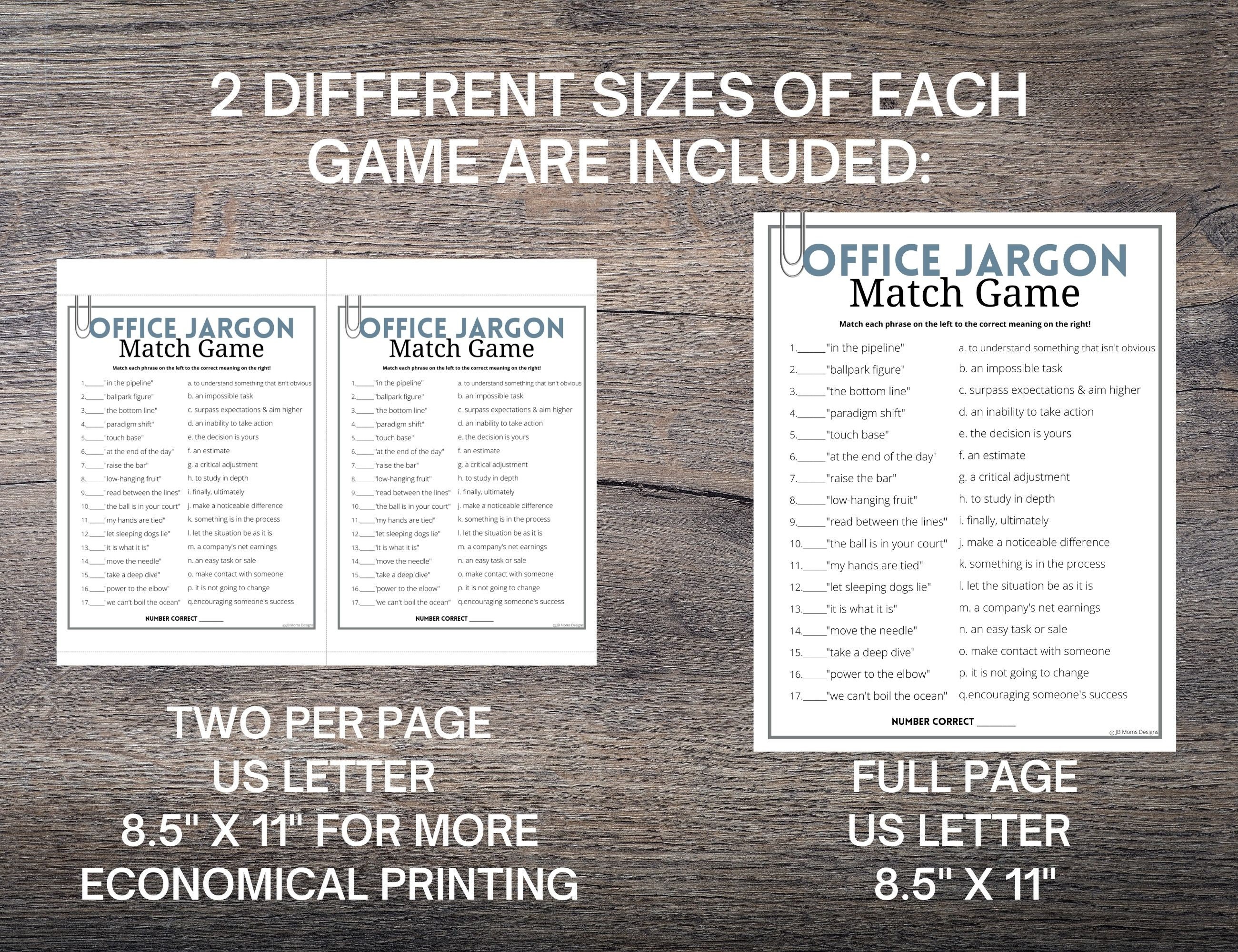 Office Trivia Game Bundle Office Emoji Pictionary Fun Work Etsy