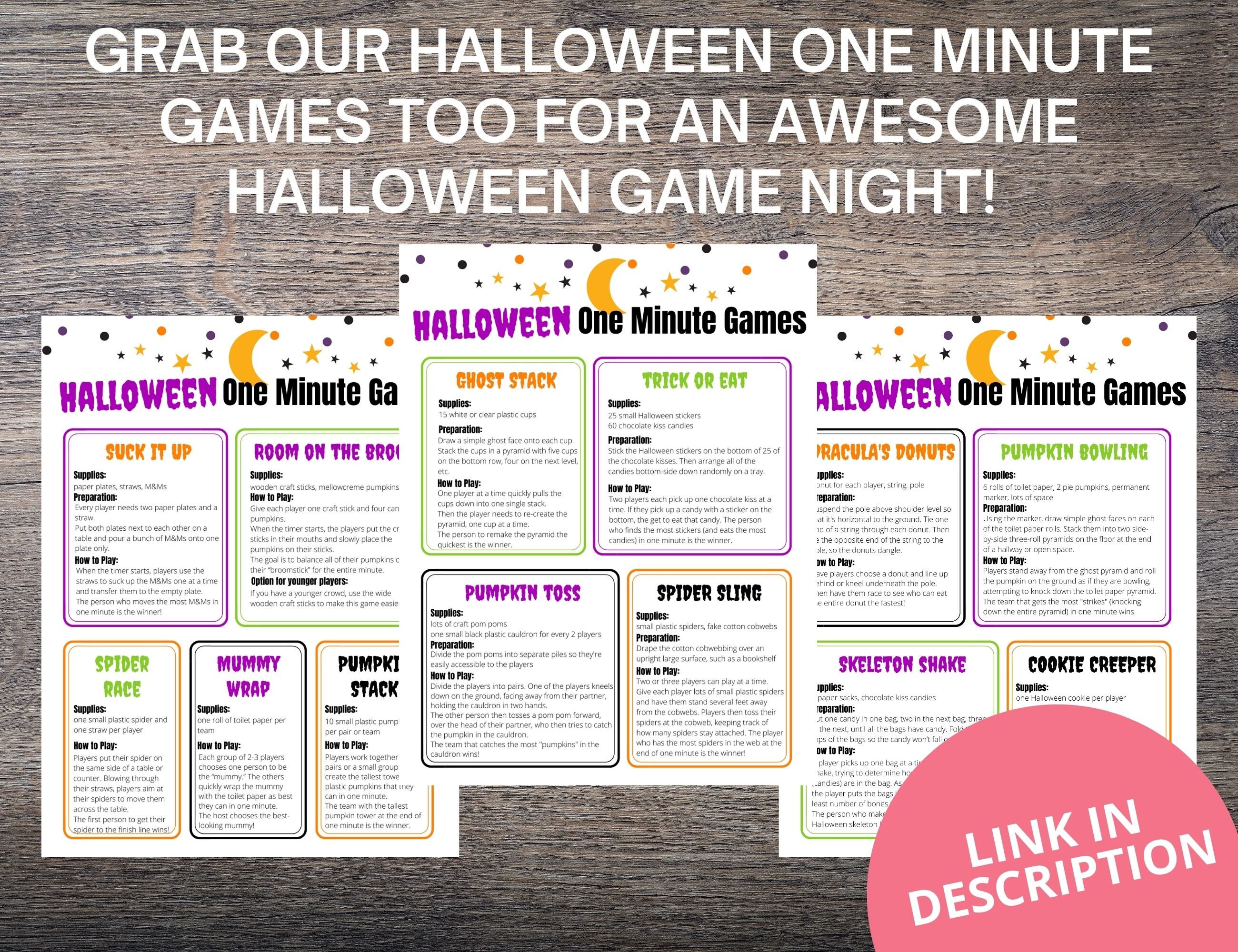 Halloween Party Game Night BUNDLE Halloween Friendly Feud - Etsy