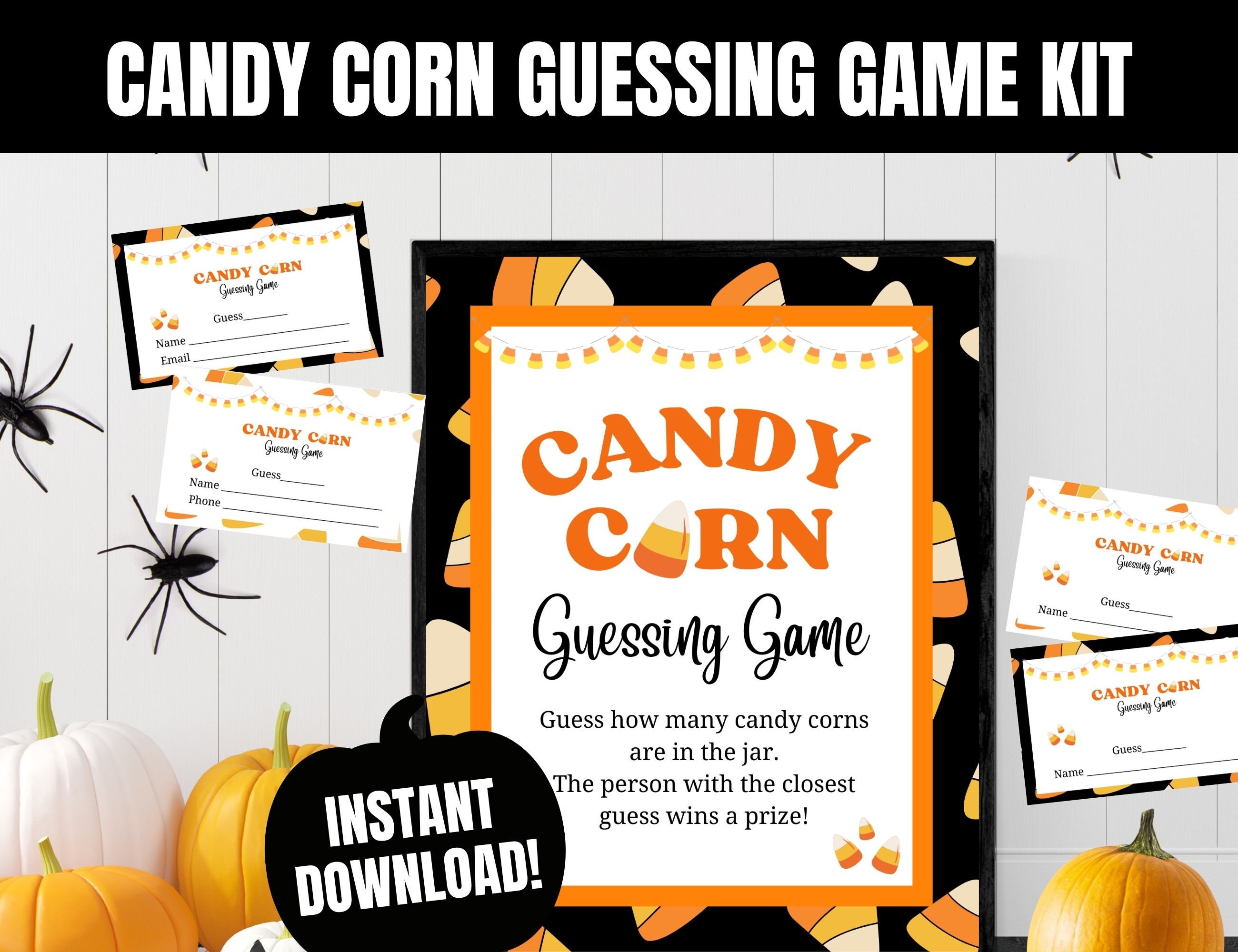 Fake Candy Corn, Realistic Candy Corn, Fake Halloween Candy, Fake Candy, Faux  Candy Corn, Tiered Tray Candy Decor, Candy Decor 