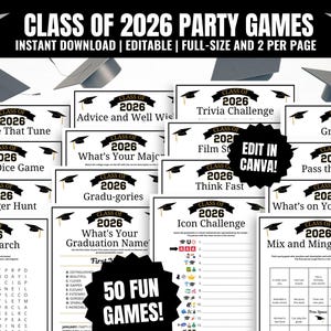 Jeux de la promotion 2026 : 50 activités modifiables pour les diplômés (PDF imprimable)