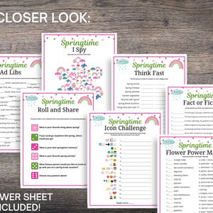 Spring Games MEGA Bundle: 60 Printable Party Games, Activities and ...
