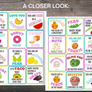 Printable Lunch Box Jokes for Kids, Lunchbox Notes, Funny Lunch Box Jokes, Digital Lunchbox Notes, Encouraging Notes for Kids, Food Puns image 5