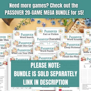 Passover Trivia Game, Printable Passover Trivia Questions &amp; Answers ...