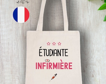 Tote bag étudiante infirmière sac infirmière personnalisé Cadeau infirmière étudiante infirmière